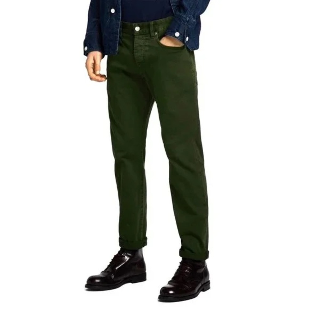 Scotch & Soda Men's Ralston Slim Fit Dark Green Jeans